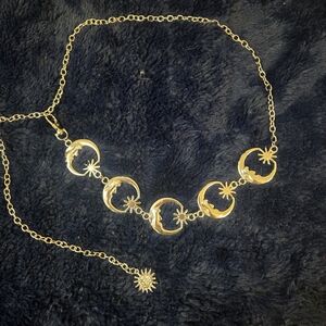 Silver Crescent Moon Belt